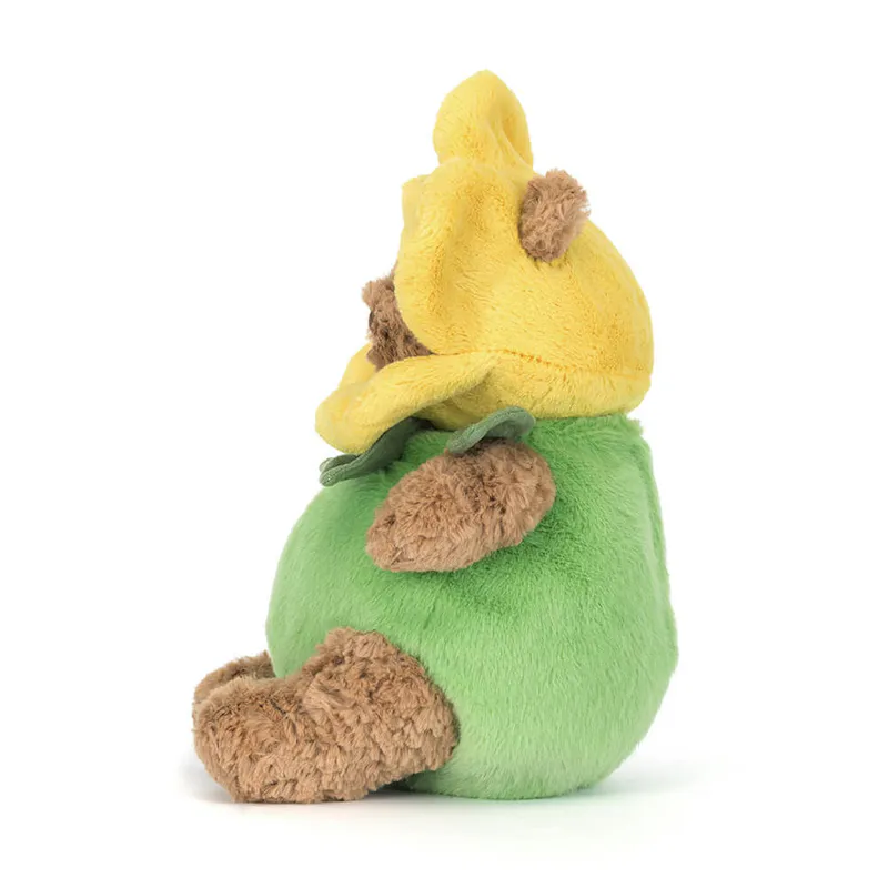Jellycat Kosedyr, Bartholomew Bear Daffodil Outfit