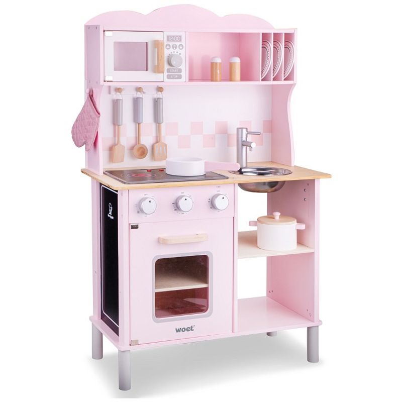 Woet Rosa Lekekjøkken i tre