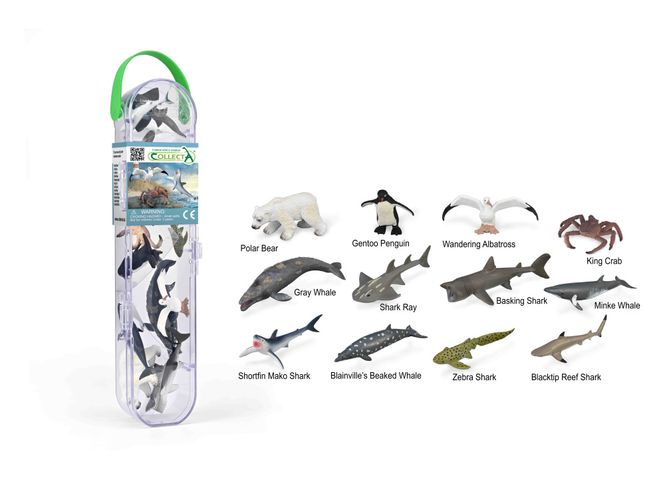 Hovedbilde CollectA 12 Miniatyrfigurer - Sjødyr 