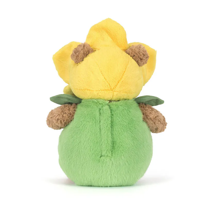 Jellycat Kosedyr, Bartholomew Bear Daffodil Outfit